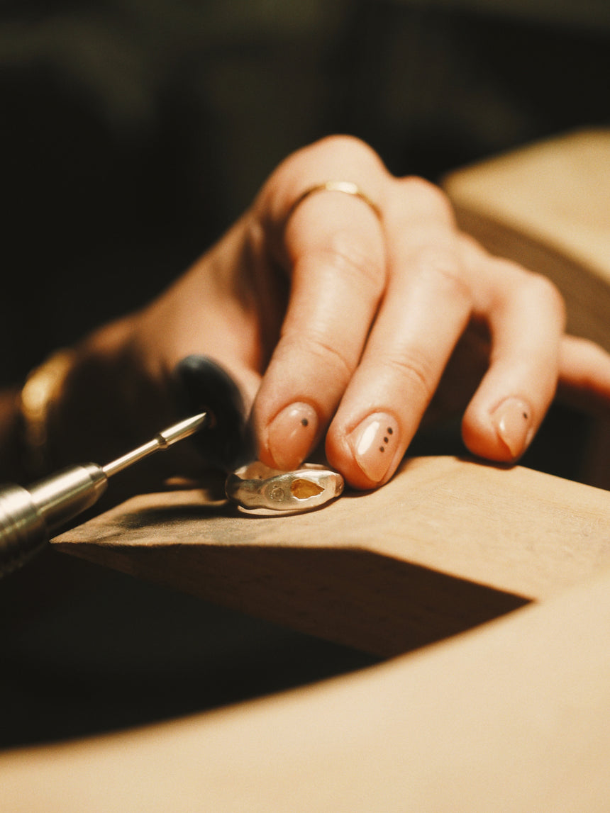 Making of silver clay ring